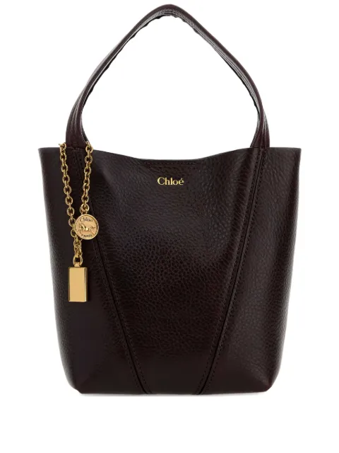 Chloé small Chloé Spin tote bag Purple 25SS812N8455H