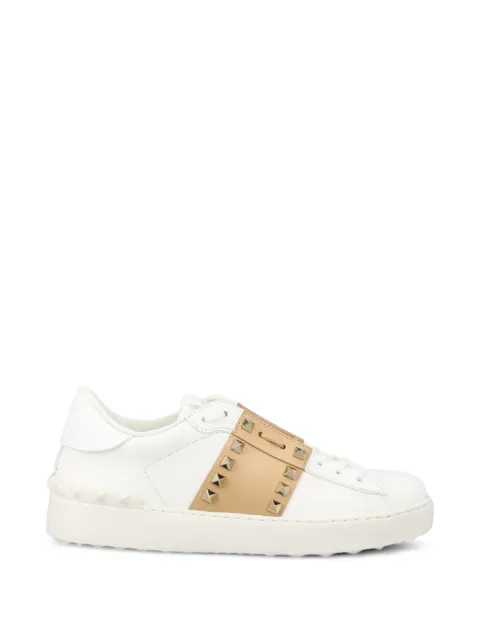 Valentino Garavani Rockstud embellished low-top sneakers White WS0A01ZTN