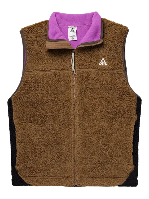 Nike Canwell Glacier Therma-FIT ADV zip-up vest Brown HV1111
