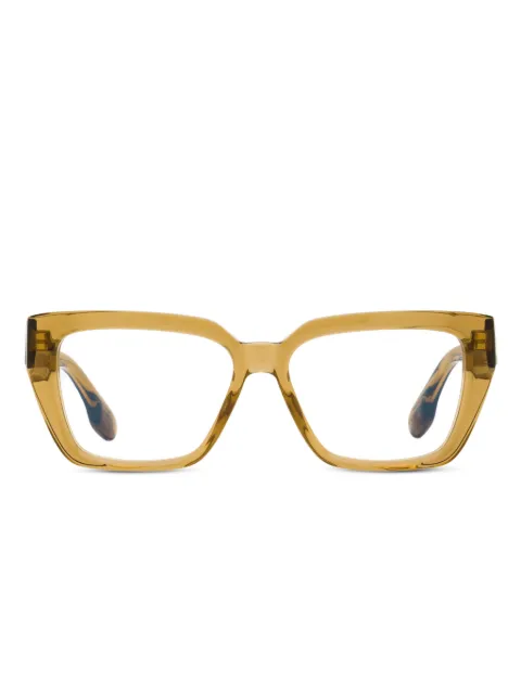 Victoria Beckham Eyewear rectangular-frame glasses Brown VB264854203