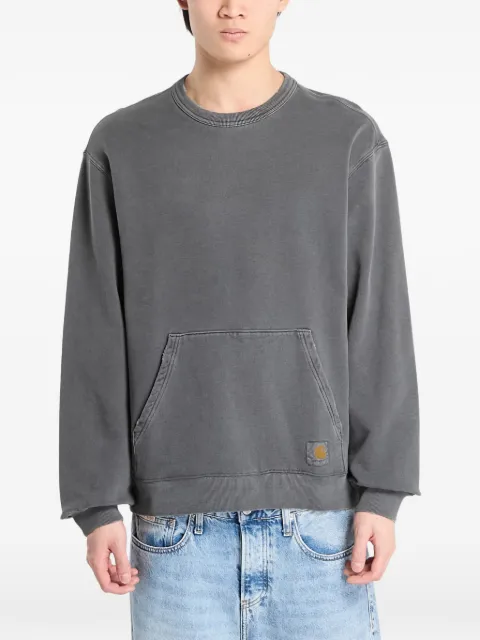 Carhartt WIP Torion logo-patch pouch-pocket sweatshirt Grey I03605489B7