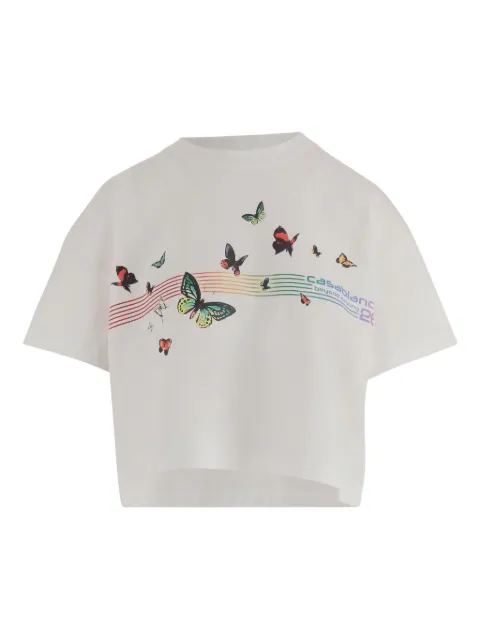 Casablanca logo-print T-shirt White WSP26JTS03702