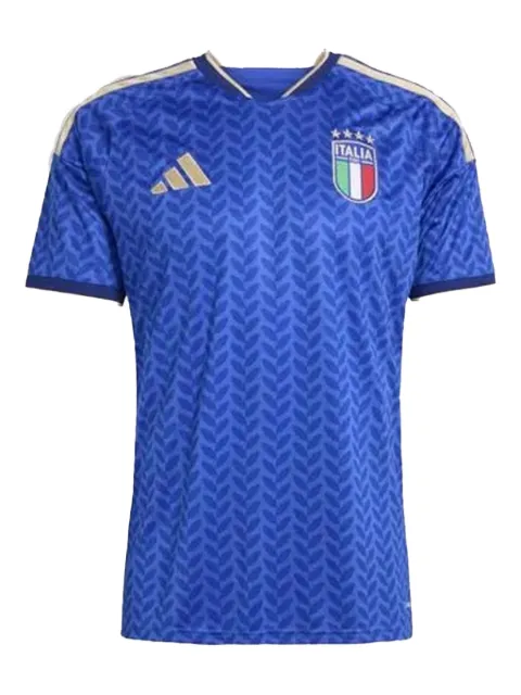 adidas Italy Home 26 patterned T-shirt Blue JL6937