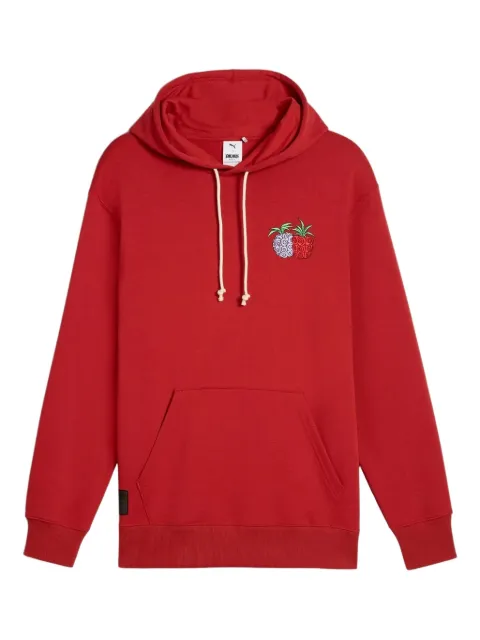 PUMA x One Piece graphic-print hoodie Red 62466624