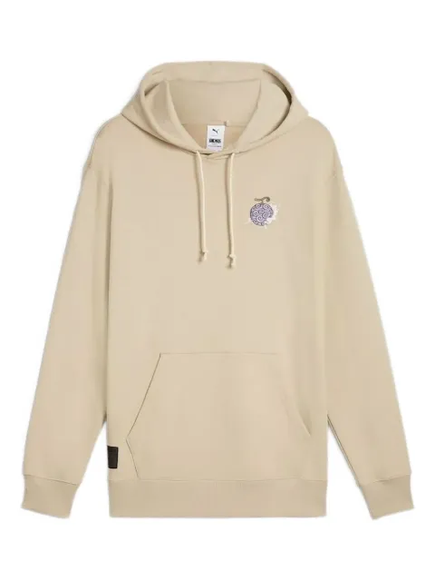PUMA x One Piece graphic-print hoodie Neutrals 62466690