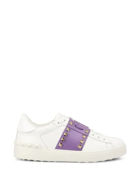 Valentino Garavani Rockstud embellished low-top sneakers White WS0A01ZTN