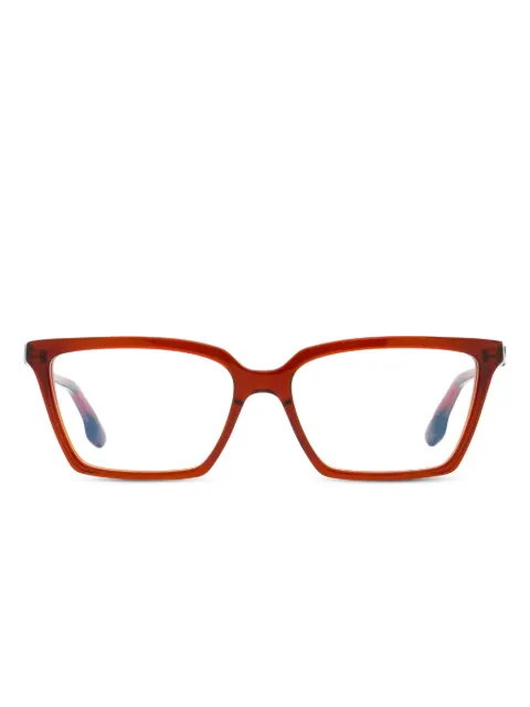 Victoria Beckham Eyewear rectangle-frame glasses Red VB265355610