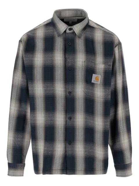 Carhartt WIP button checked shirt Blue I0359543I3XX