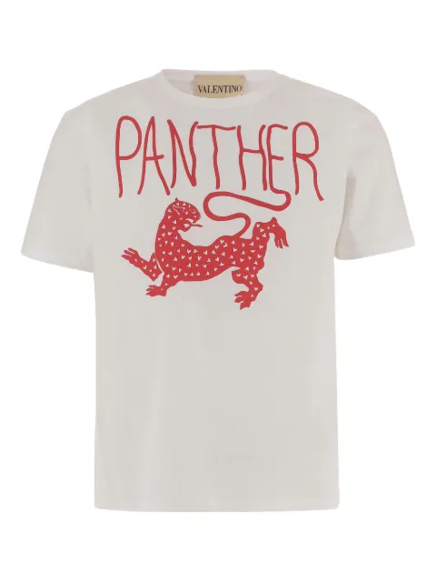 Valentino Garavani graphic cotton T-shirt Neutrals BMG25WA55