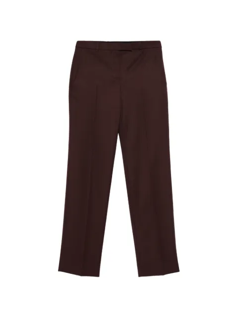 Alexander McQueen concealed-fastening tailored trousers Red 856859QJAAC