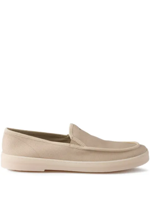 Prada fabric loafers Neutrals 2DG165FG000010