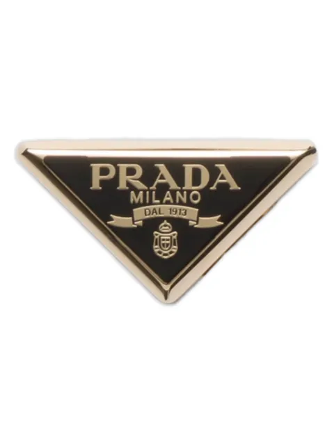 Prada logo-design scarf clip Gold 1FF0302BA6