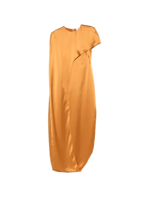 Galvan London Clandestine midi dress Orange DR0374