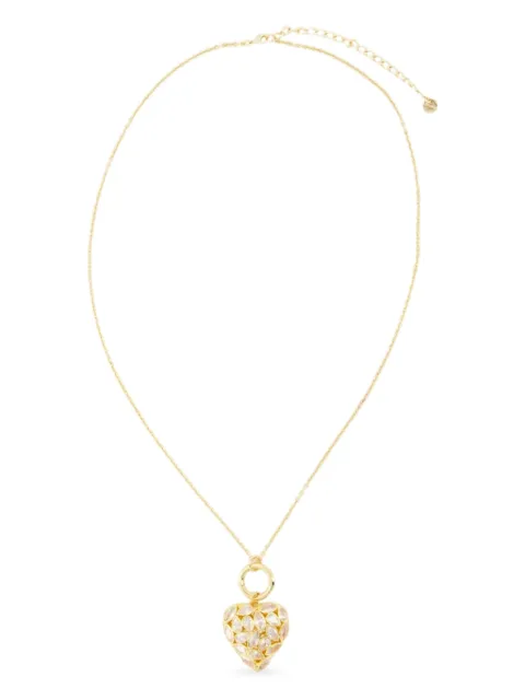 Self-Portrait heart-charm necklace Gold RS26621NGD
