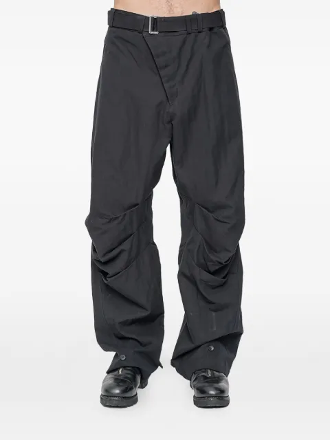 The Viridi-Anne button-detail trousers Black MENSTROUSERS