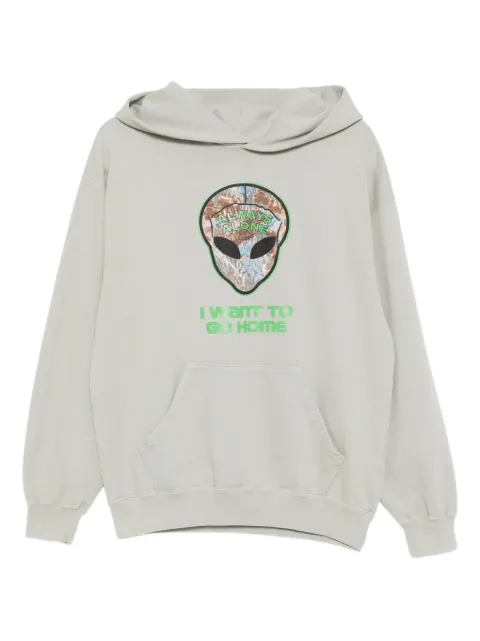 Anti Social Social Club Redneck Alien hoodie Green REDNECKALIENGLOW