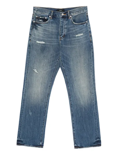 Purple Brand five-pocket blue jeans Blue P011STKI526