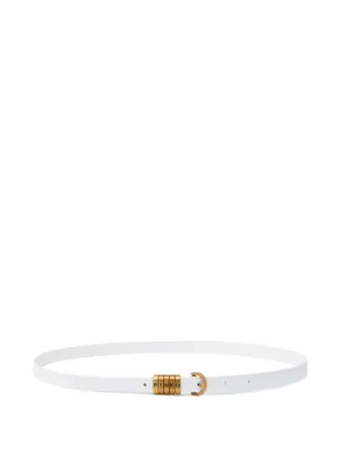 PINKO belt with lettering logo White 105479A1AC