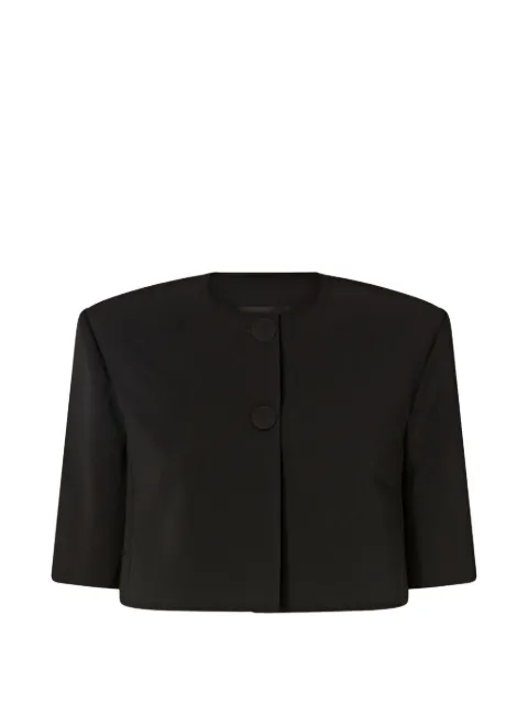 PINKO spencer jacket with jewel buttons Black 106608A32Z
