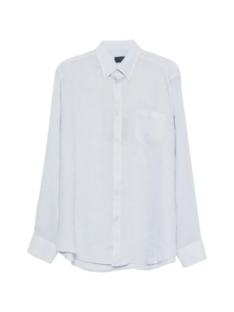 Paul & Shark button-down collar chest-pocket shirt Blue 26413286REM