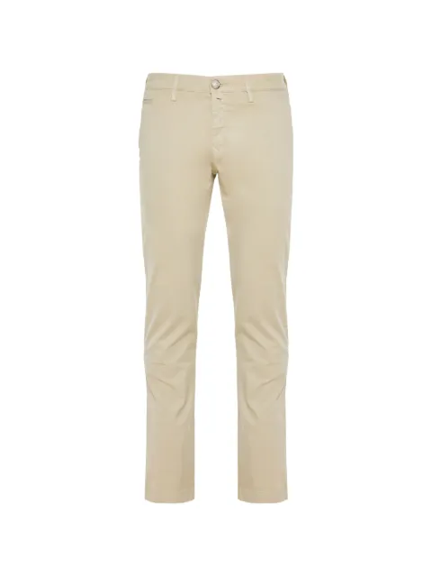 Jacob Cohën logo-patch trousers Neutrals JUMP0001003S3756