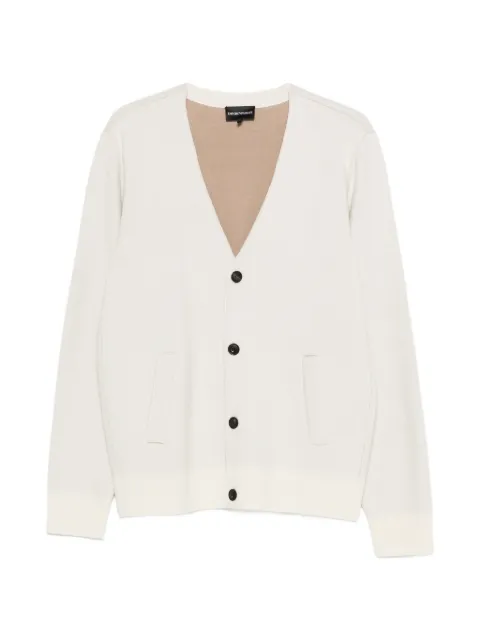 Emporio Armani V-neck cardigan White EM004431AF24488