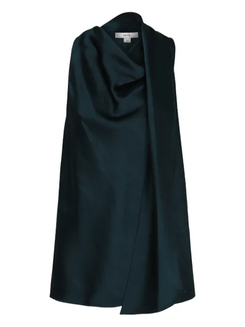 Vince satin-finish top Blue V156513182