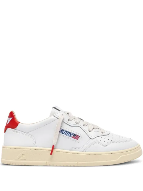Autry Medalist low-tops leather sneakers White AULWTB03