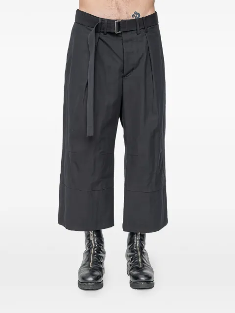 The Viridi-Anne pleated trousers Black MENSCROTCHPANTS