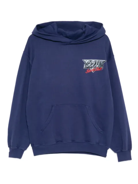 Anti Social Social Club Snow Cat hoodie Blue SNOWCATHOODIE