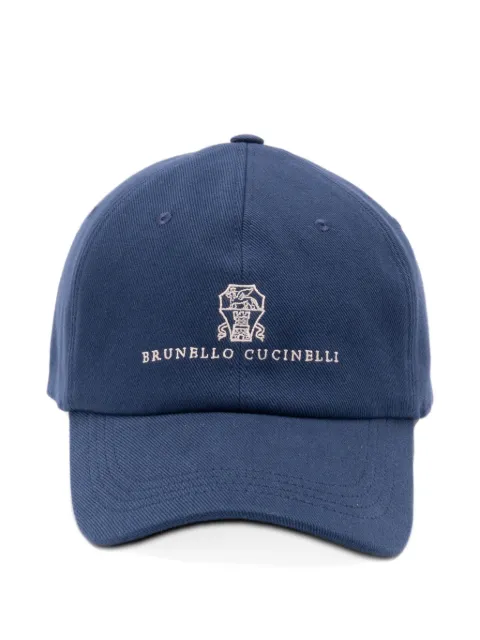 Brunello Cucinelli logo-embroidered baseball cap Blue M277P9850CKU26