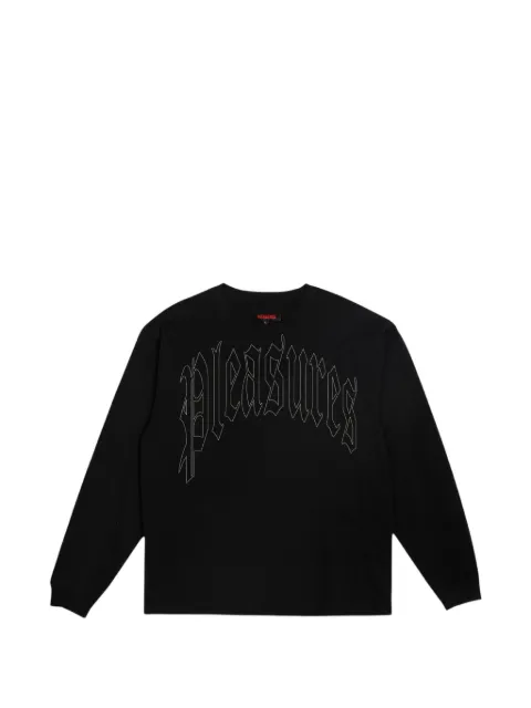 Pleasures Twitch long-sleeved sweatshirt Black P25W048BLACK