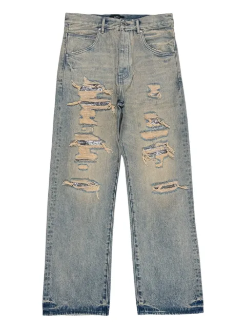Purple Brand belt-loop jeans Blue P018TNSQ126