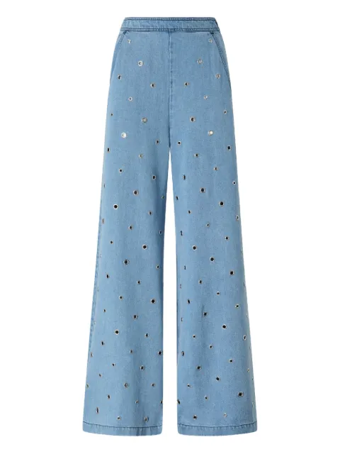 PINKO denim jeans with eyelets Blue 106636A33C