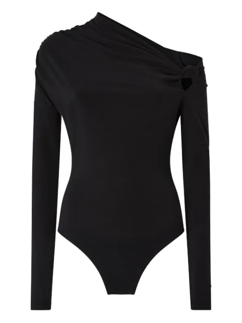PINKO one-shoulder knotted body Black 106620A35D