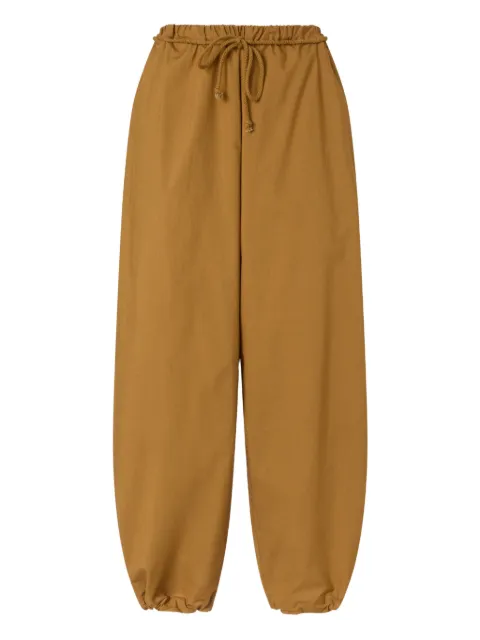 PINKO wide-leg trousers with tie Brown 106807A2LD