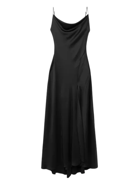 SIMKHAI Signature Finley cowl-neck maxi dress Black SI1070Q