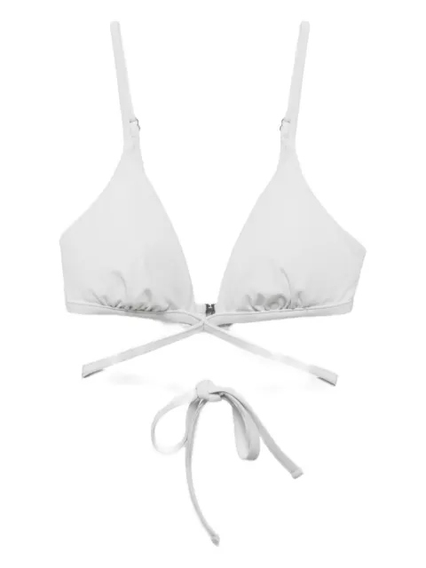 SIMKHAI Harlen criss-cross bikini top White SI9007SWSOLID