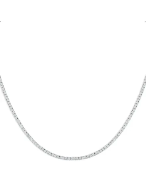 LB Exclusive Tennis diamond necklace Silver MF06111825