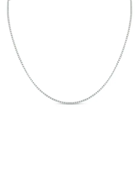 LB Exclusive 18K white gold Tennis diamond necklace Silver MF0711825