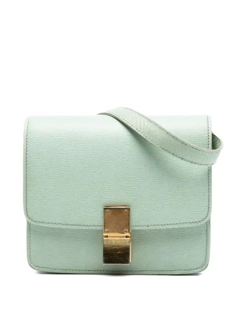 Celine Pre-Owned 2012-2018 Small Calfskin Classic Box crossbody bag Green 595RTL1D2L0OQNZJ