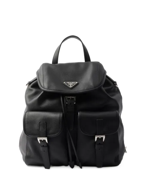 Prada medium leather backpack Black 1BZ811VDSM2HE5