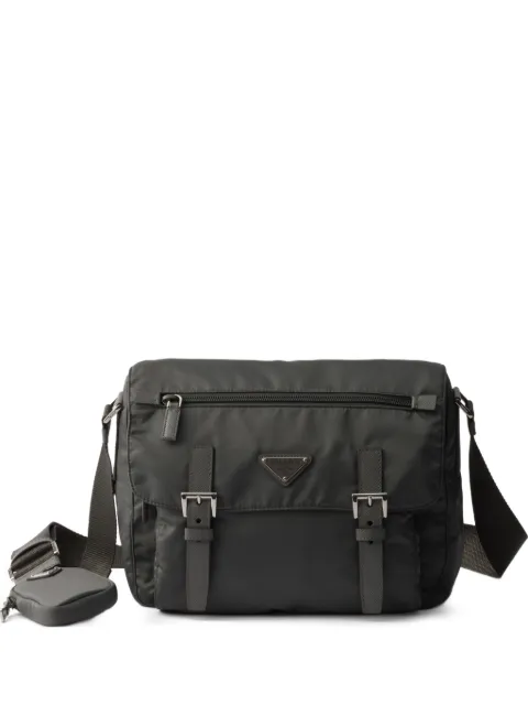 Prada logo-detail cross body bag Grey 1BD953VB1MRV44