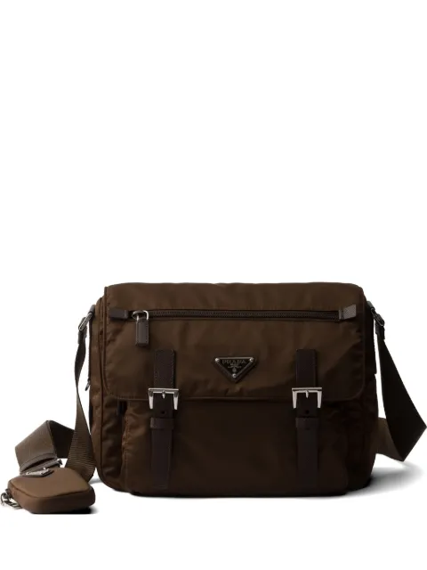 Prada logo-detail cross body bag Brown 1BD953VB1MRV44