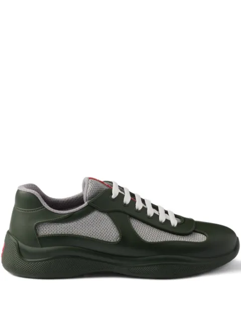 Prada America's Cup soft fabric sneakers Green 4E6500F0253LLJ
