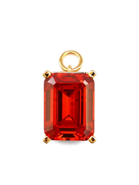 Izabel Display embelished-stone pendant earrings Gold CCMP