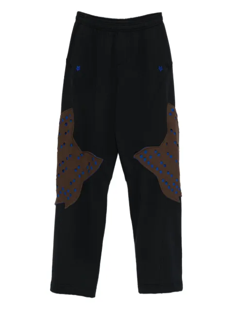 Kiko Kostadinov x Fox Lab perforated fleece jogger Black 39633138