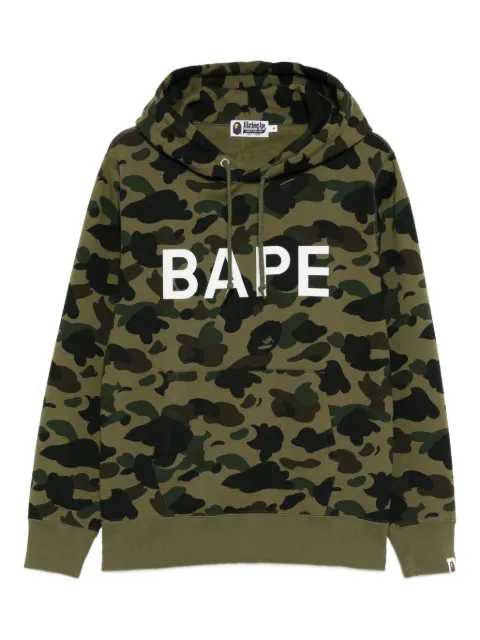 A BATHING APE® camo-print cotton hoodie Green 001PPL801007M