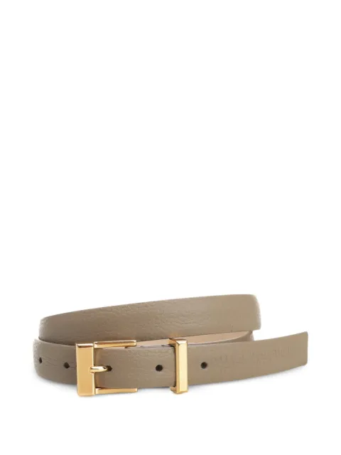 KHAITE Manhattan leather belt Neutrals 100841006