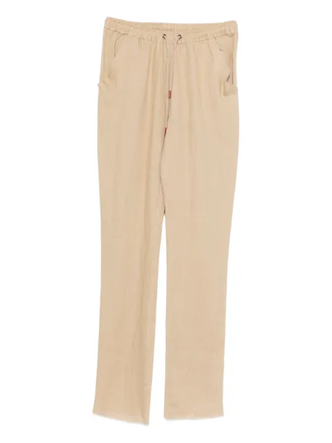 Kiton drawstring-waist trousers Neutrals UPSHORLH0969025000